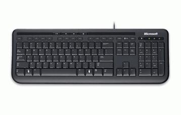 Produktbild Microsoft Wired Keyboard 600 (CH, Kabelgebunden)