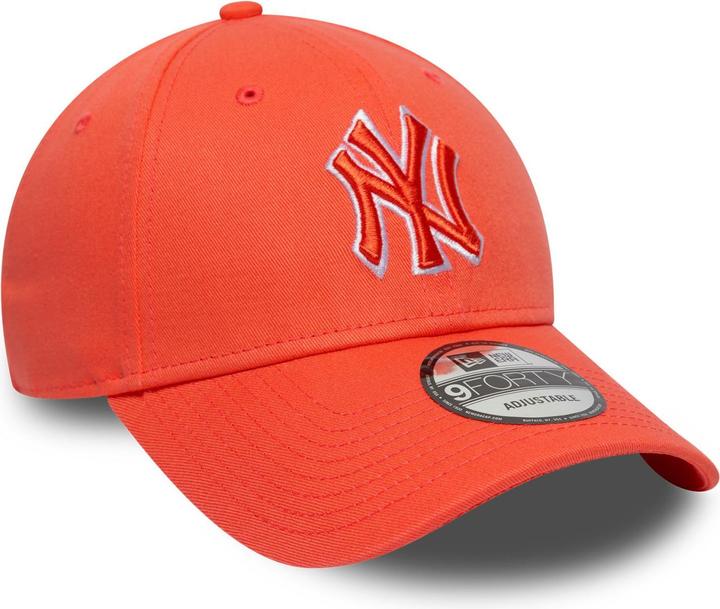 Produktbild New Era 9Forty Strapback Cap Outline New York Yankees Orange