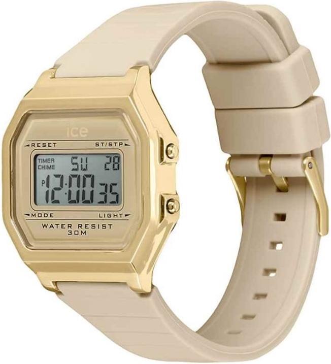 Immagine prodotto ICE Watch Ghiaccio Digit Retro Pelle di Mandorla Piccolo 022062 (Orologio digitale, 32 mm)