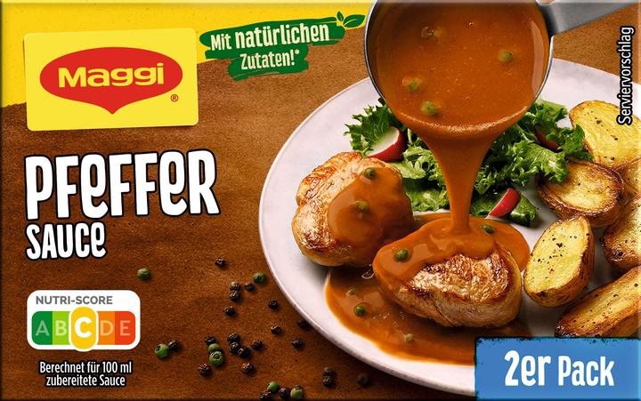 Actual product image Maggi Pepper sauce multipack of 2, yields 500ml