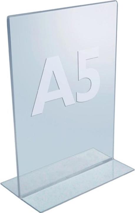 Productafbeelding Twinco Tafelstandaard DIN A5 acryl transparant vrijstaand (A5)