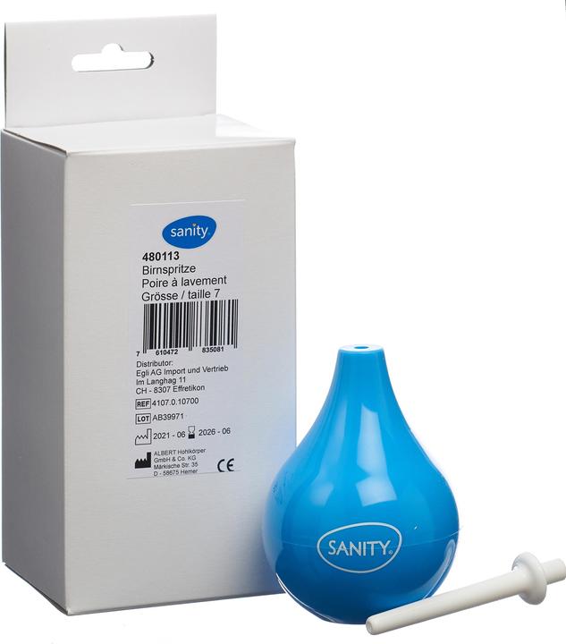 Produktbild Sanity Birnspritze Gr7 143ml zweiteilig