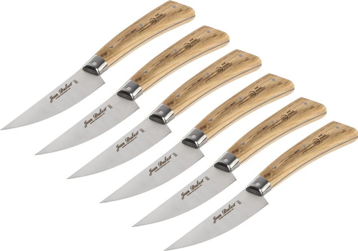 Produktbild Laguiole Jean Dubost Steakmesser Set 6-tlg. BISTRONOMY hellbraun (6 Stück, Besteck Set)