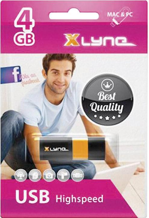 Actual product image Xlyne Highspeed Wave (4 GB, USB-A)