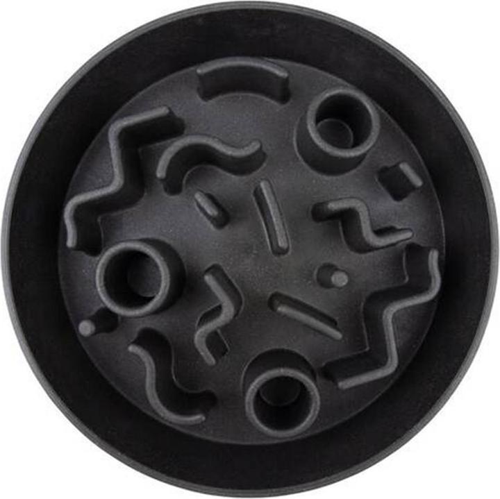 Immagine prodotto District 70 Alimentatore lento per cani in bambù Ø 28 cm, grigio scuro (2.50 l)