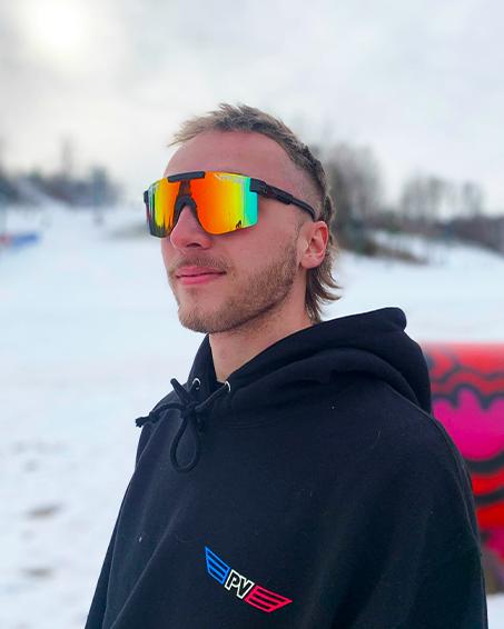 Actual product image Pit Viper The Mystery Polarized (Black, Orange)