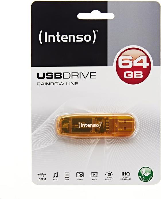 Actual product image Intenso Rainbow Line (64 GB, USB-A)