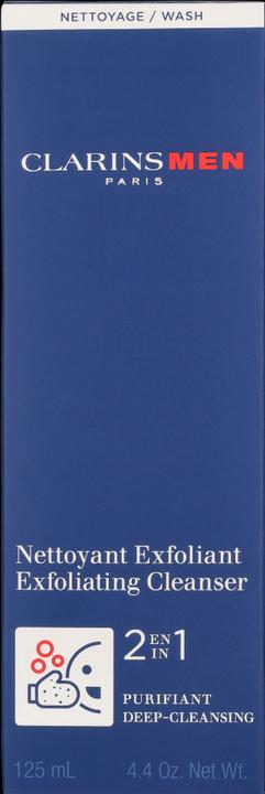 Actual product image Clarins Men Nettoyant Exfoliant (Cleaning cloths, 125 ml)