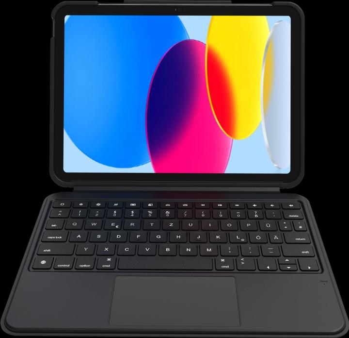 Deqster Smart Combo Touch Keyboard iPad 10.9", Apple smart connector, Deutsches Layout (QWERTZ) (DE)
