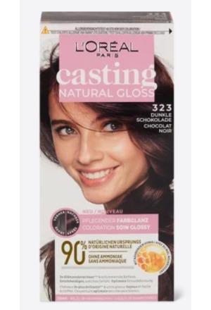 Produktbild L'Oréal Paris Natural Gloss Coloration 323 Brown Chocolat 395 (323 Dunkle Schokolade)