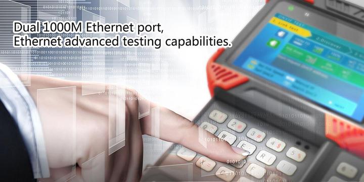 Image du produit Ernitec Moniteur d'essai à écran tactile de 4 pouces (Câbles de réseau)
