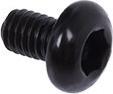 Image du produit Aquatuning Vis ISO 7380 M3 x 6 à tête cylindrique bombée - noir mat