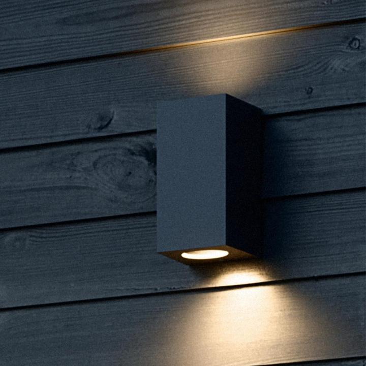 Produktbild Nordlux Canto maxi kubi 2, Wandleuchte, Schwarz (GU10, IP44)