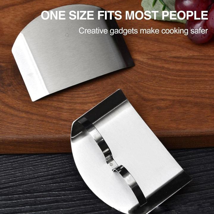 Image du produit ASMI Outils de cuisine en acier inoxydable Protection des doigts Two