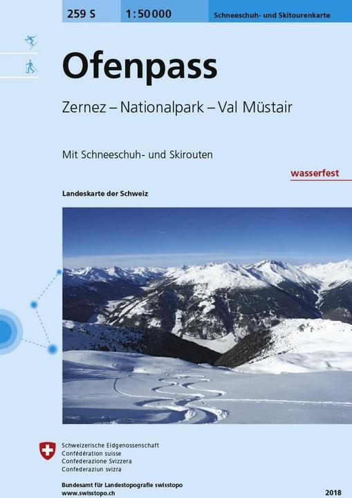 Produktbild SKITOURENKARTEN SSV - 1:50 000