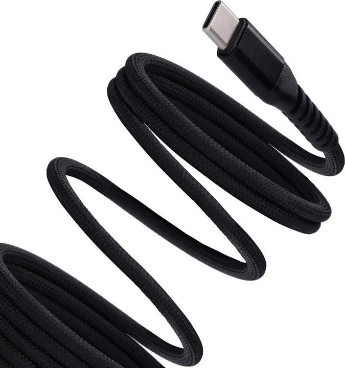 Produktbild Mobiparts USB-C to USB-C Magnetic Braided Cable 1m Black (1 m, 60 W)