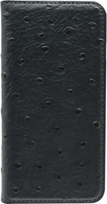 Image du produit Tellur Book case Ostrich Genuine Leather pour iPhone 7 noir (Apple iPhone 7)
