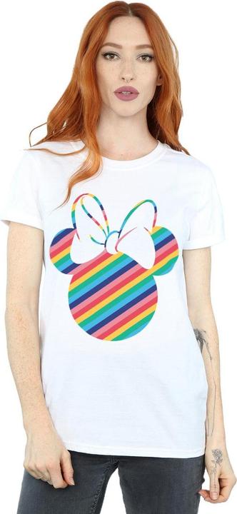Immagine prodotto Disney Minnie Mouse Rainbow Face Maglietta Ampia Donna (4XL)