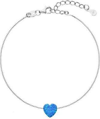 Evolution Group Gentle bracelet with synthetic opal 13018.3 (L) (Synthetischer Opal)