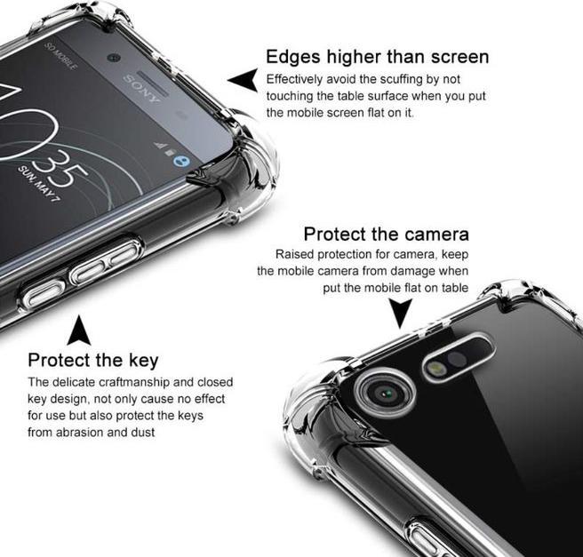 Image du produit Imak Housse plastique anti-choc avec film de protection (Sony Xperia XZ1)