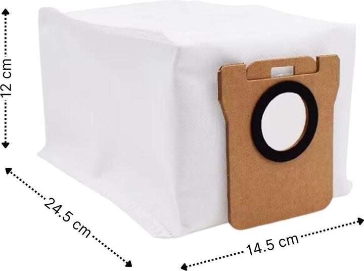 Image du produit Hermex Sacs à poussière alternatifs pour Xiaomi Dreame Bot L10s L10 Ultra L20 Ultra (4 x)