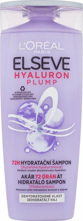 Produktbild L'Oréal Paris LÂ'OrÃ©al Paris - Elseve Hyaluron Plump 72H ( Hydrating Shampoo) - Volume: 250 ml (250 ml, Flüssiges Shampoo)