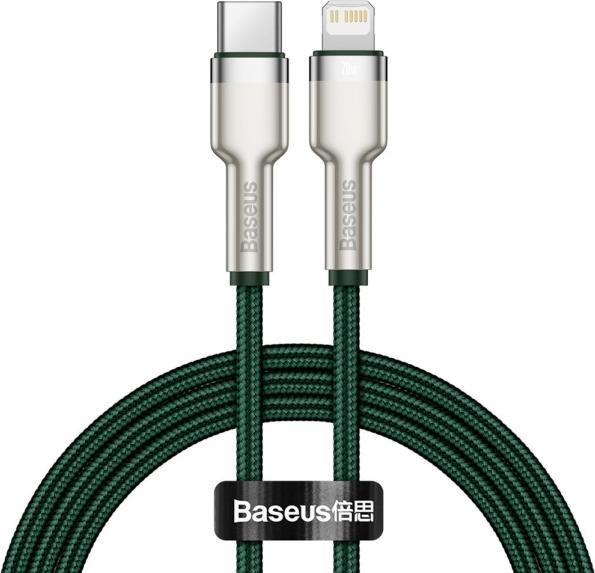 Produktbild Baseus USB-C auf Lightning USB Kabel 1m Grün (baseus 20210316152823) (1 m, USB 2.0, 20 W)