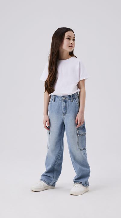 Actual product image Name it Wide fit cargo jeans (128)