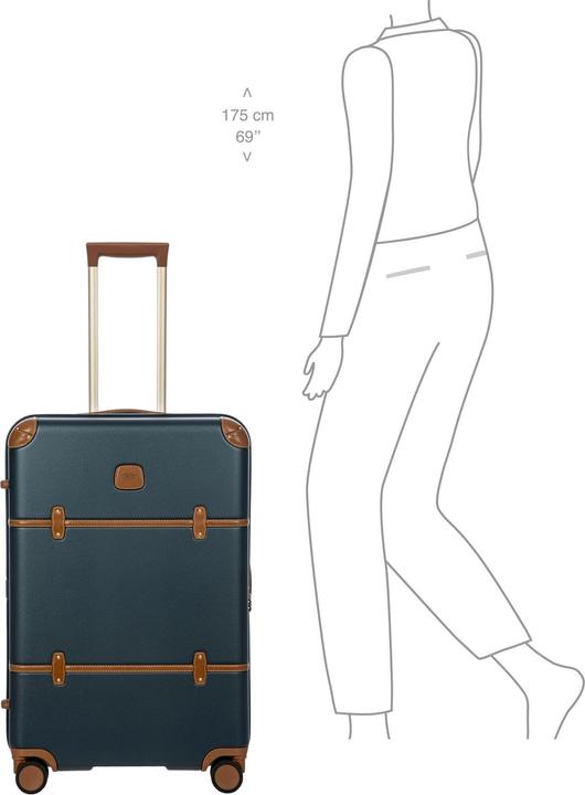 Brics Bellagio 4 Rollen Trolley 70.5 cm mit Dehnfalte (78 l, M (50 - 90l))