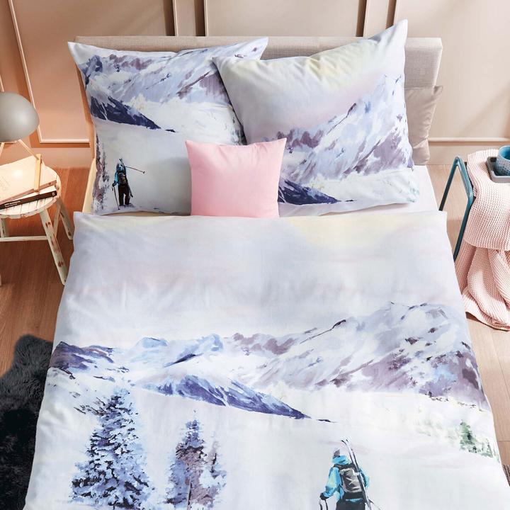 Produktbild Traumschlaf Winter Wanderer (Bettwäsche Set, 155x220 cm + 80x80 cm)