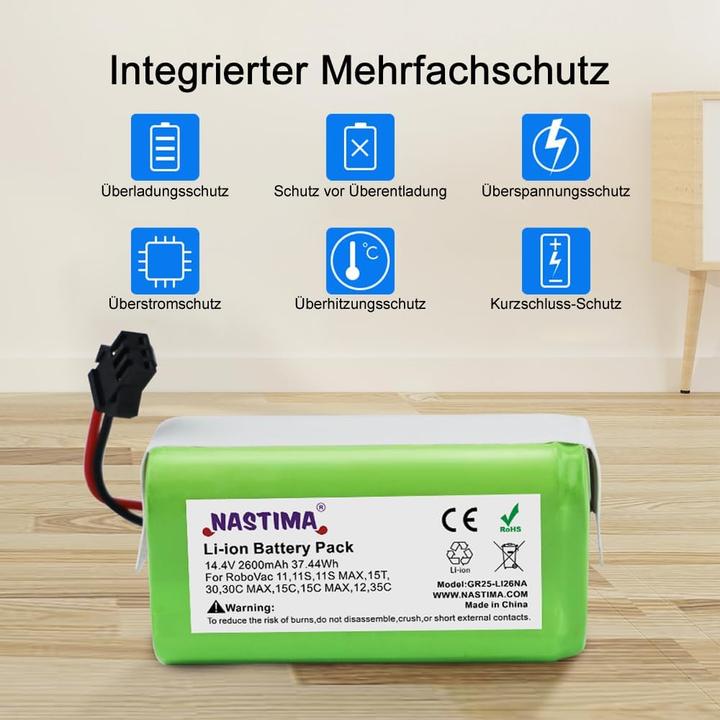 Immagine prodotto Nastima Ersatzakku für Deebot und RoboVac
