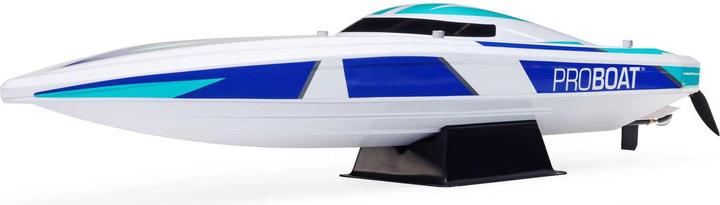 Image du produit ProBoat Sonicwake V2 36" Self-Righting Bateau de course Brushless Deep-V RTR Blanc/Bleu