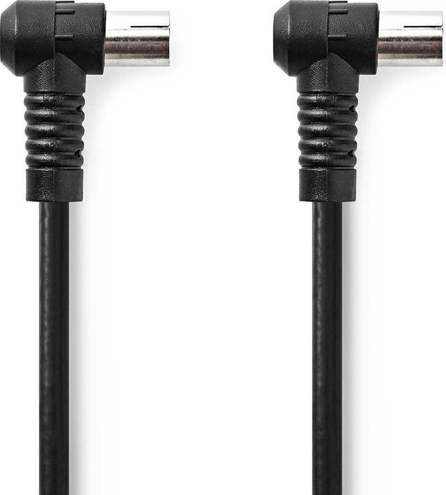 Produktbild Nedis Koaxial Kabel | IEC (Coax) Stecker | IEC (Coax) Buchse | Vernickelt | 120 dB | 75 Ohm | 4-fach (75 dB, Antennenkabel)