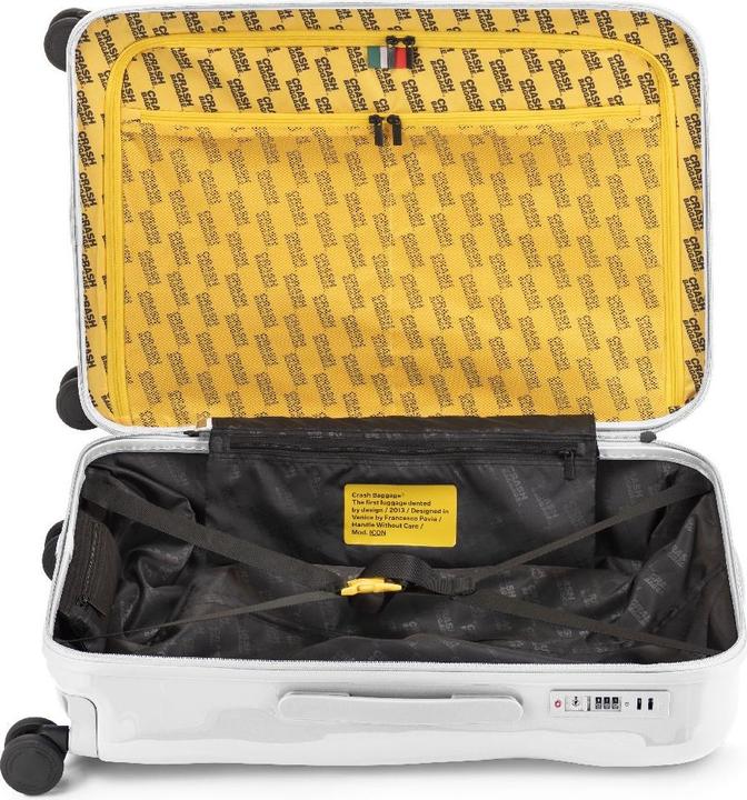 Actual product image Crash baggage ICON - TONE ON TONE Medium Trolley, Lucent (65 l, M (50 - 90l))