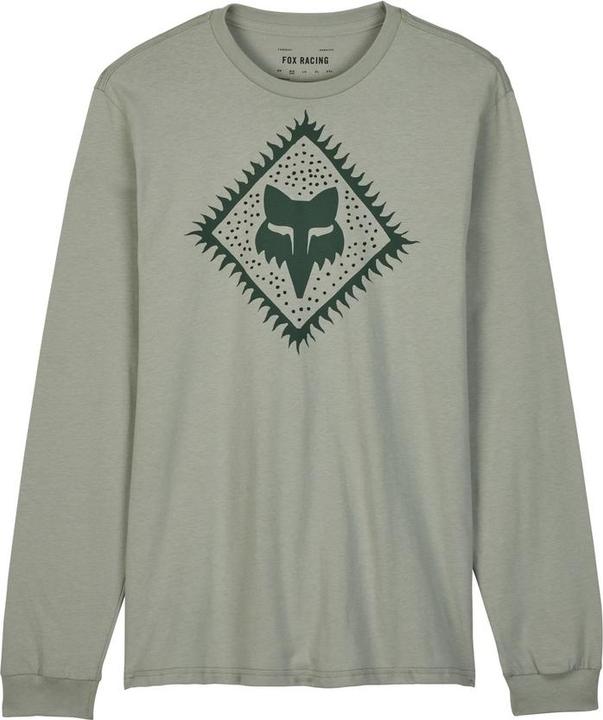 Fox Tee 24 Leo Prem Ls Gry Vin (L)