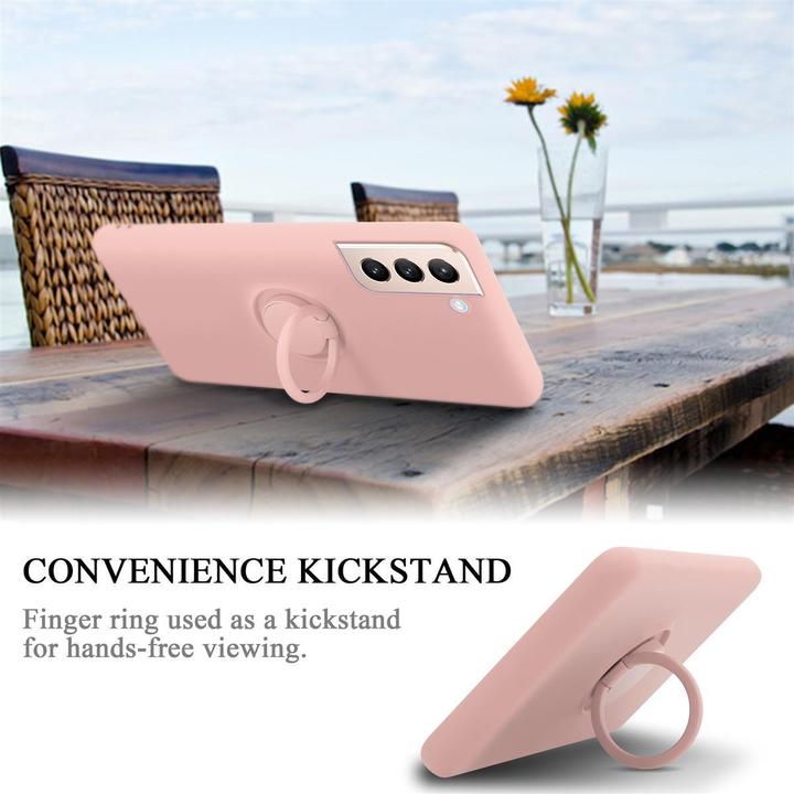 Immagine prodotto Cadorabo Custodia in silicone TPU Liquid Ring Cover (Samsung Galaxy S21+)