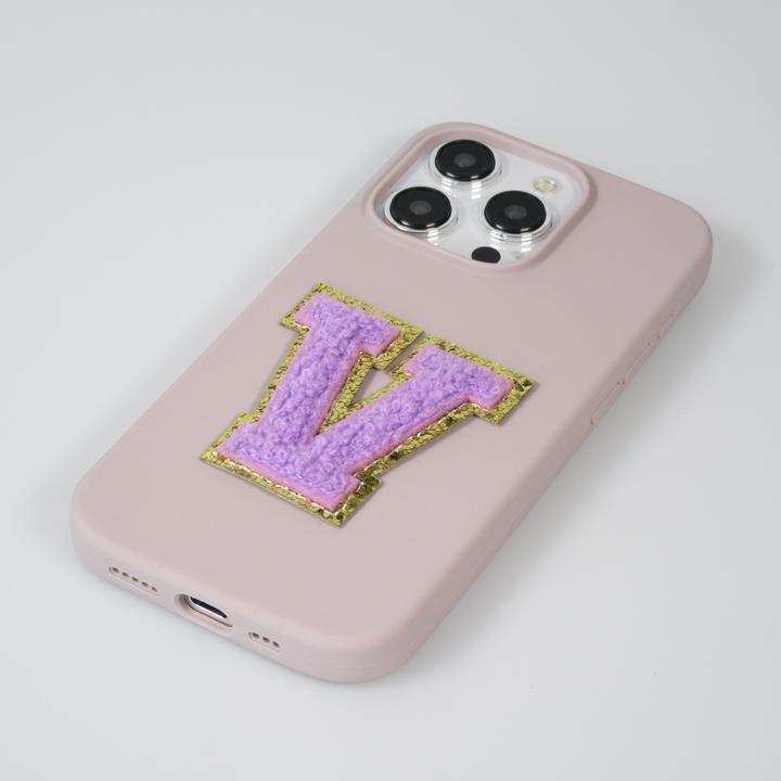 Image du produit PhoneLook Autocollant sticker pour téléphone/tablette/ordinateur brodé en 3D violet Lettre B