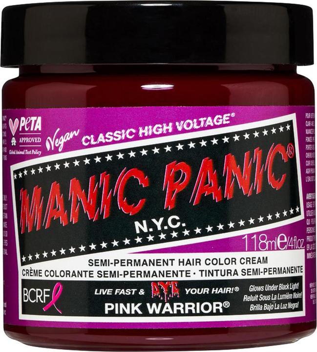 Manic Panic Classic High Voltage Hair Dye Pink Warrior (Pink Warrior)