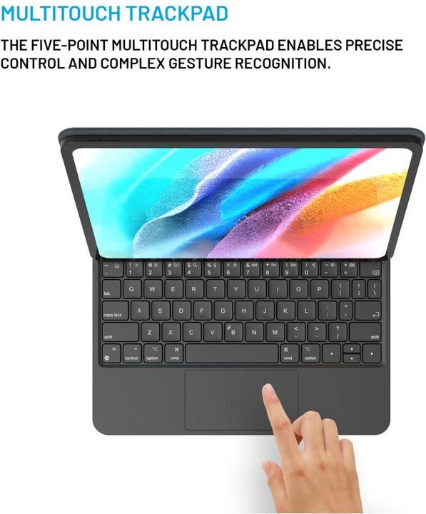 Actual product image Fixed Typee for Apple iPad Pro 11" M4 2024, EN, black