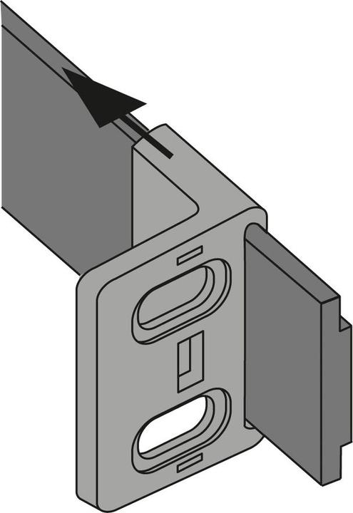 Produktbild Hettich Schleppbeschlag für Einbaukühlschränke (1 Stk.)