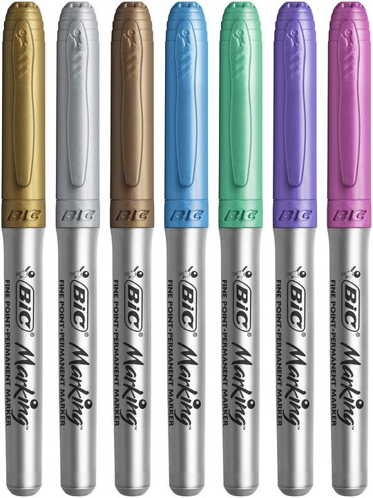 Actual product image Bic marking color (Silver, 1.80 mm, 5 x)