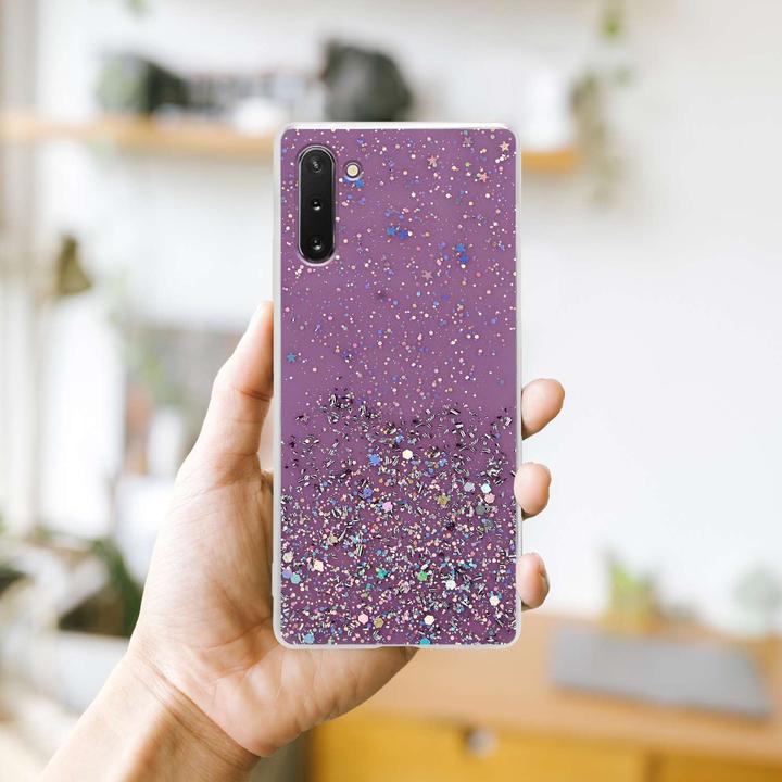 Image du produit Cadorabo Couverture TPU paillettes scintillantes (Samsung Galaxy Note 10)