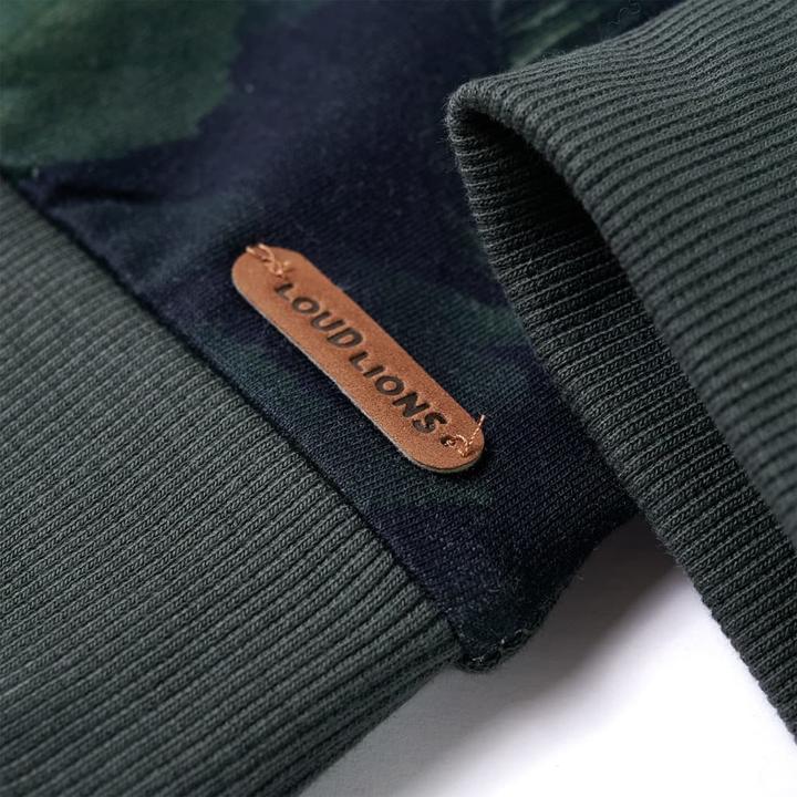 Immagine prodotto VidaXL Felpa da bambino color kaki scuro 92,Materiale: 92 % cotone (92)