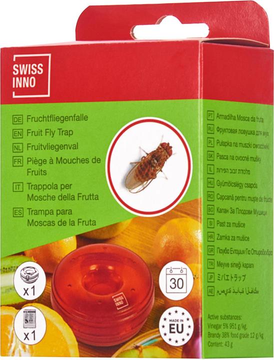 Swissinno Fruchtfliegenfalle mit Lebensmittelköder 1er