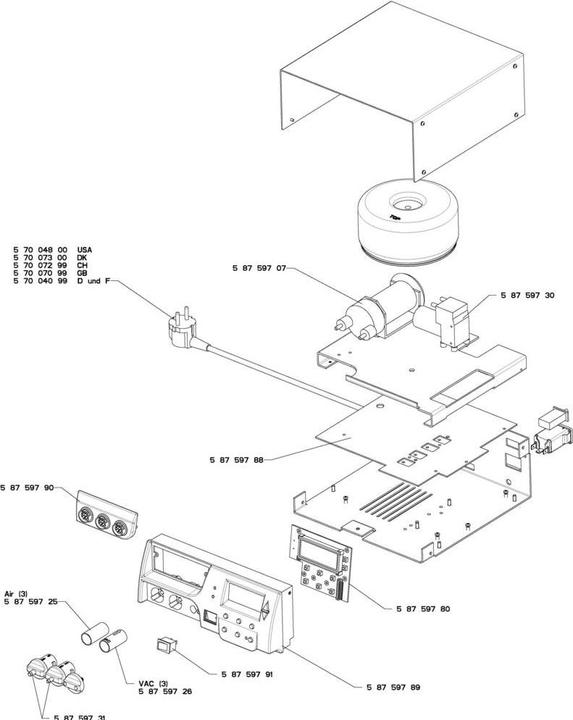 Actual product image Weller Erem Soldering/desoldering station supply unit Pr