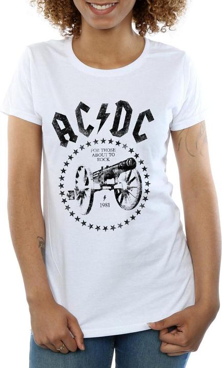 Immagine prodotto AC/DC Maglietta in cotone Femme/Ladies We Salute You Cannon (L)