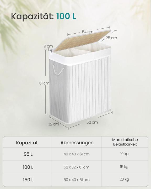 Actual product image Songmics Dörty (100 l)