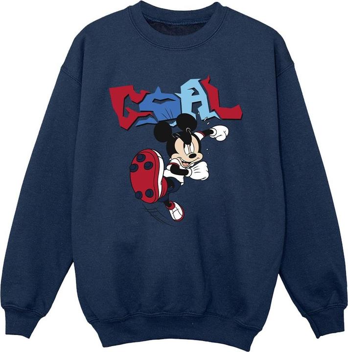 Disney Mickey Mouse Goal Striker Pose Sweatshirt Mädchen
