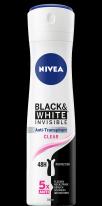 Immagine prodotto NIVEA Black & White Invisible Clear (Getto vaporizzato, 150 ml)