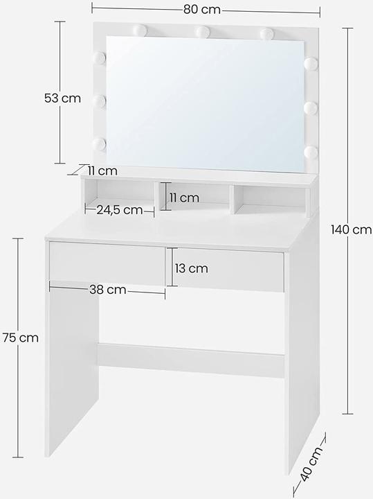 Image du produit Vasagle Sarah (80 x 40 x 140 cm)